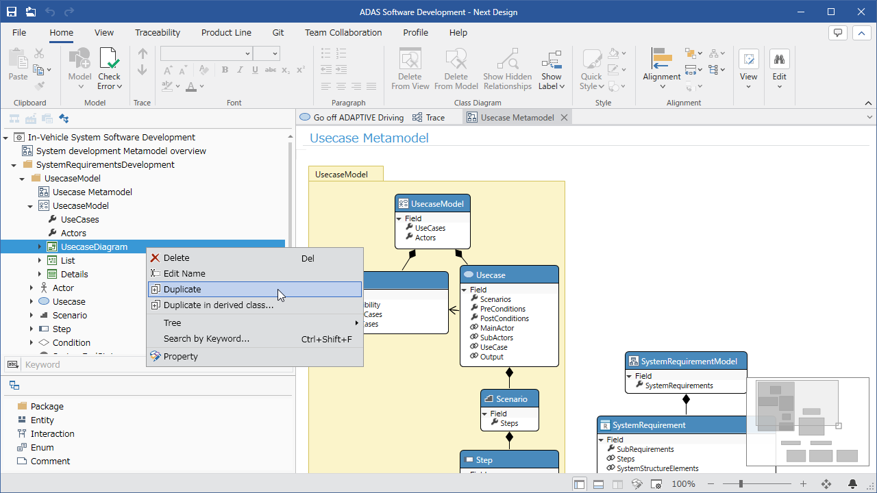 duplicate view definition