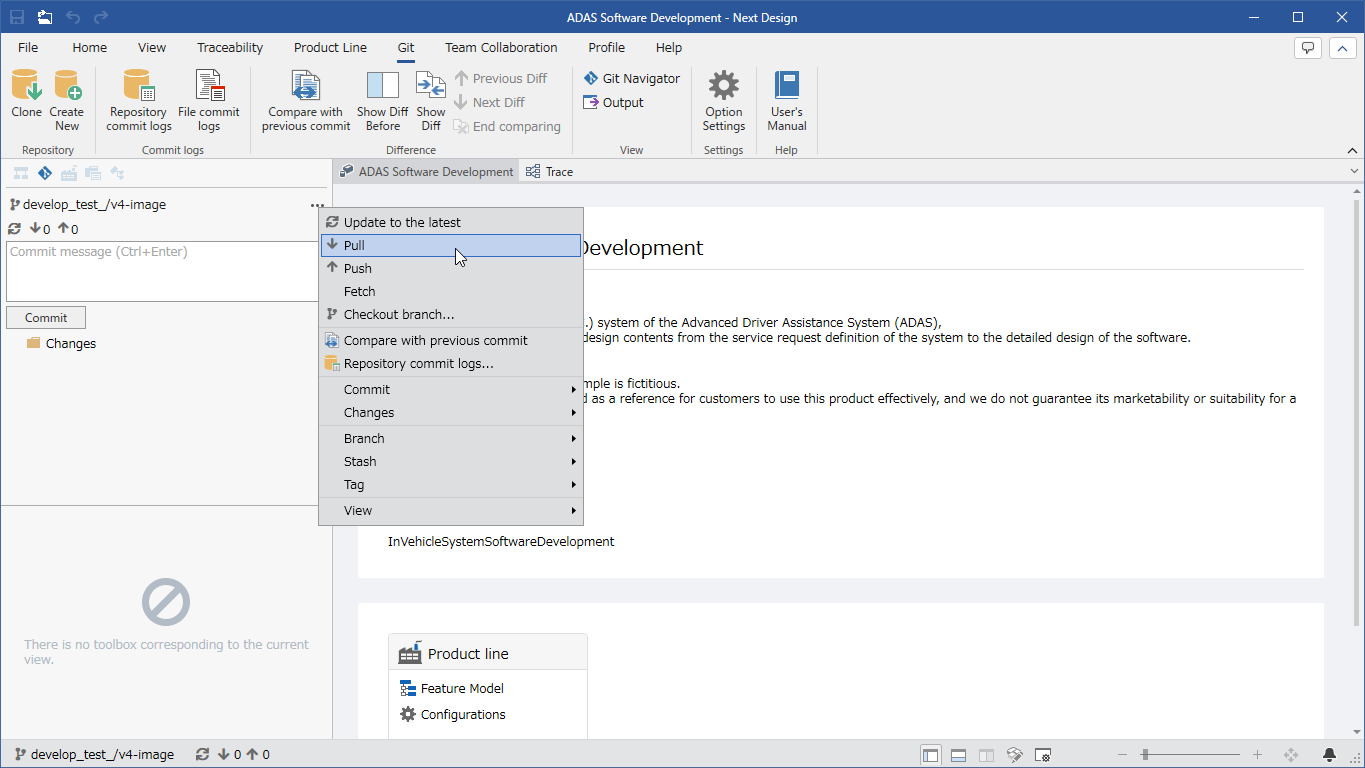 Pull from remote repository