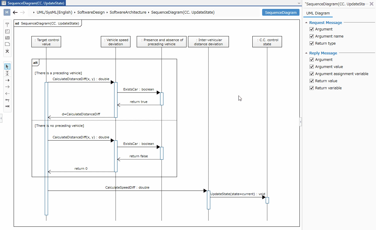 Argument display On,Off