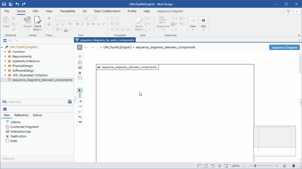 edit lifelines and messages